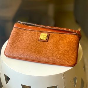 Caramel Dooney & Bourke Wristlet